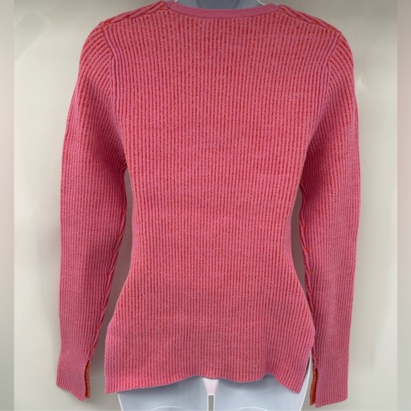 3.1 Phillip Lim Long Sleeve Double Face Rib Crossbody Sweater Small New with - Picture 8 of 11